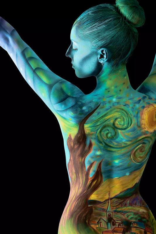 “El Body Painting es el arte de modificar el cuerpo creando obras vivas que se mueven y respiren”