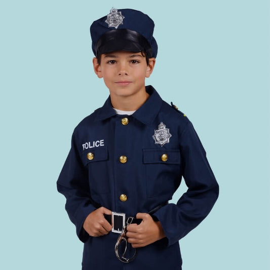 Gorra policía negra: Accesorios,y disfraces originales baratos - Vegaoo
