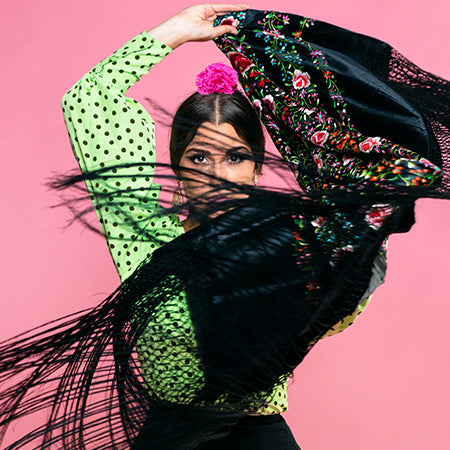 Mantón de Flamenca