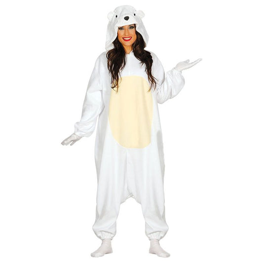 Disfraz de Oso Polar Blanco para adulto