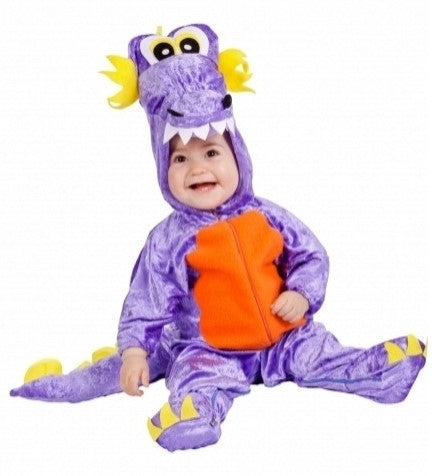 Disfraz de Dragón Buzo Violeta para bebé I Don Disfraz