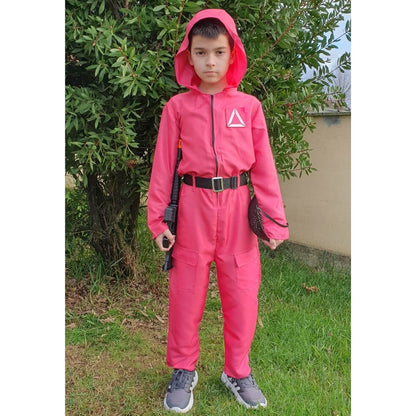 Disfraz del Juego del Calamar Guardia infantil