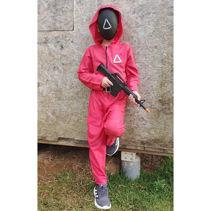 Disfraz del Juego del Calamar Guardia infantil