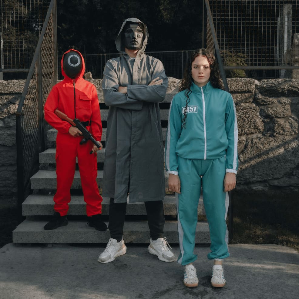 Disfraz del Juego del Calamar Jugador para mujer