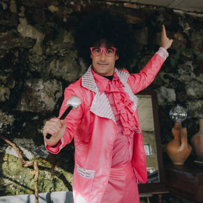 Disfraz de Disco Rosa para hombre