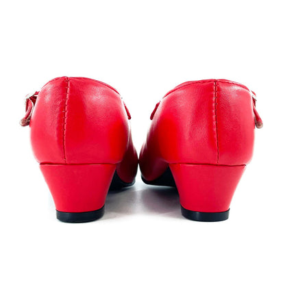 Zapatos de Flamenco Rojos Lisos