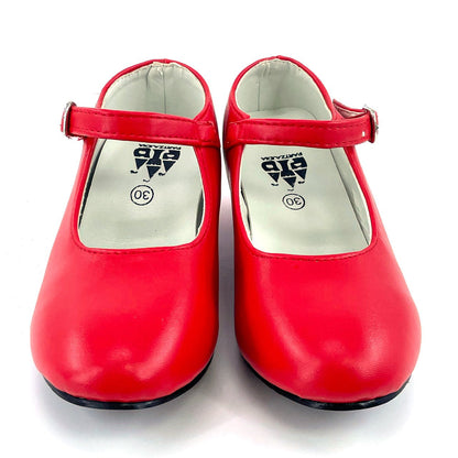 Zapatos de Flamenco Rojos Lisos