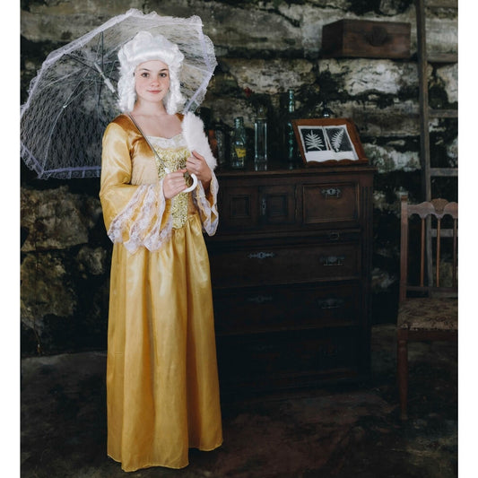 Disfraz de Duquesa Barroca Dorado para mujer