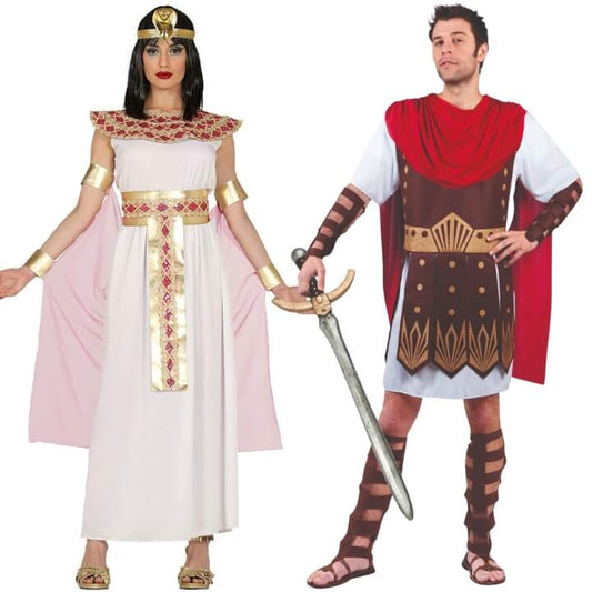 Disfraces en pareja de Cleopatra y Marco Antonio