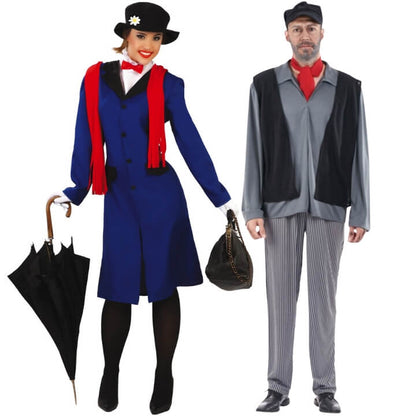 Disfraces en pareja de Mary Poppins y Deshollinador