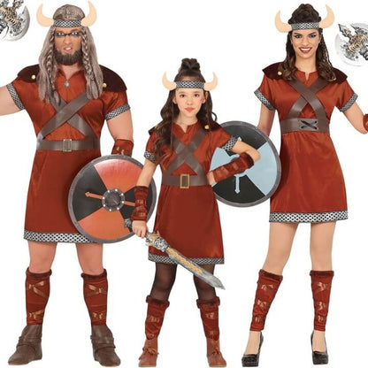 Disfraces en grupo de Vikingos Nórdicos