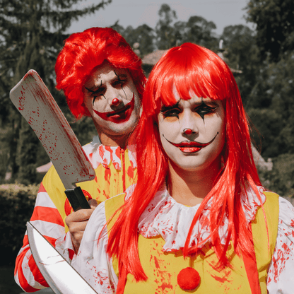 Disfraz pareja payasos Mc Donald