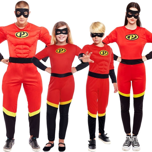 Disfraces en grupo de Los Increíbles