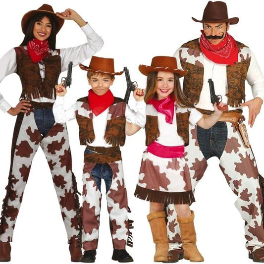 Disfraces en Grupo de Vaqueros Rodeo