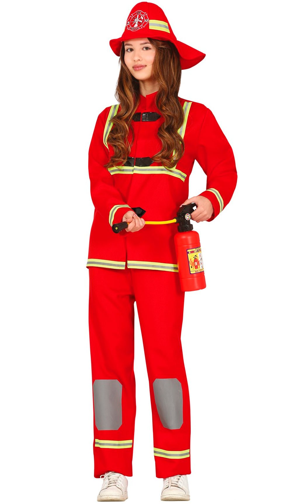 Disfraces en Grupo de Bomberos Rojos