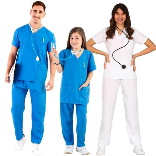 Disfraces en Grupo de Enfermeros