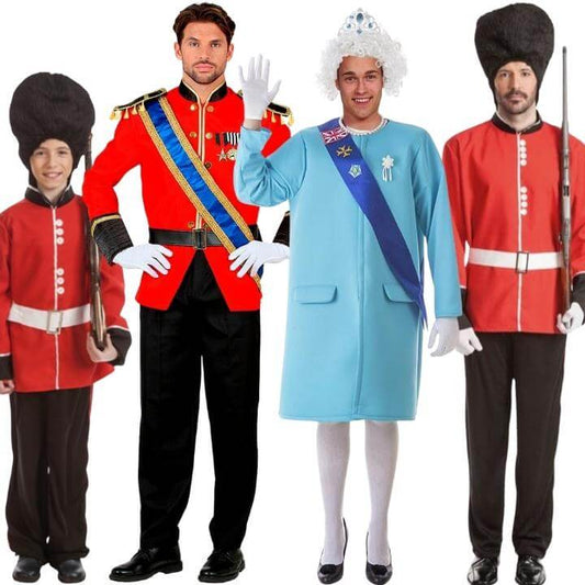 Disfraces en Grupo de Familia Real Inglesa