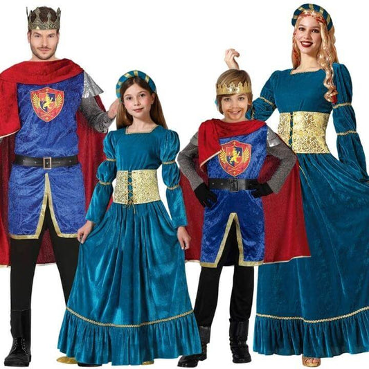 Disfraces en Grupo de Reyes Medievales Deluxe