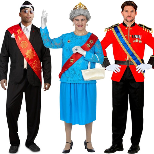Disfraces en Grupo de Familia Real Británica