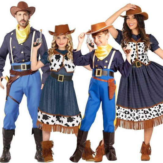 Disfraces en Grupo de Vaqueros Texas