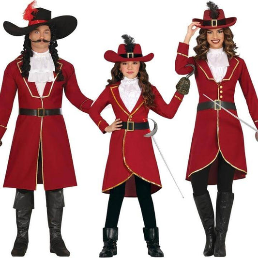 Disfraces en Grupo de Capitán Pirata