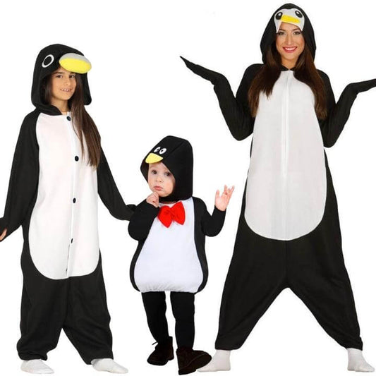 Disfraces en Grupo de Pingüinos