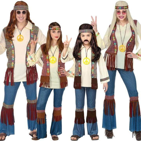 Disfraces en Grupo de Hippies Reggae