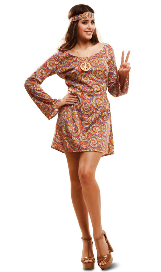 Disfraces en Grupo de Hippies Hipster