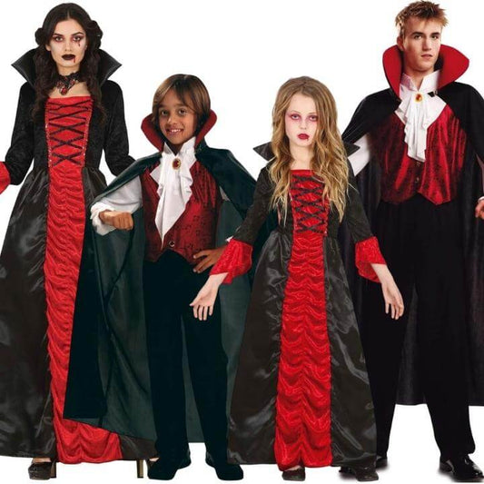 Disfraces en Grupo de Vampiros Góticos