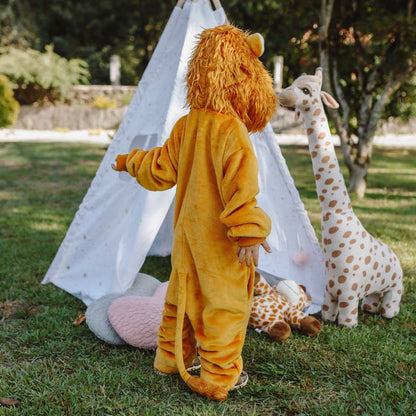 disfraz león peludo