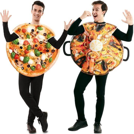 Disfraces en pareja de Pizza y Paella