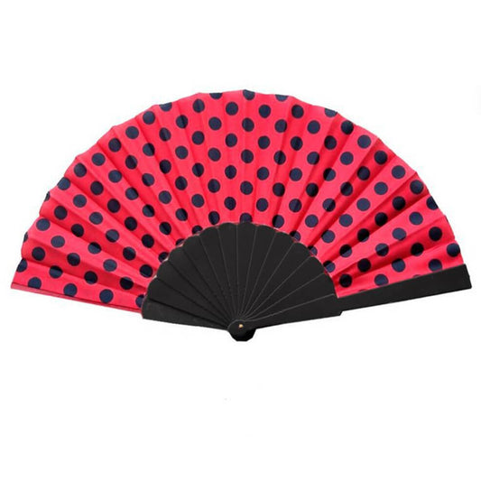 Abanico Flamenco Rojo y Negro