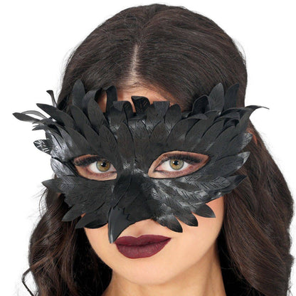Antifaz de Cuervo Plumas