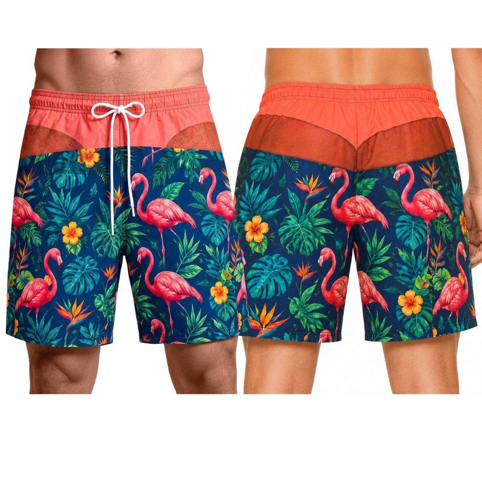 Bañador Divertido Flamencos