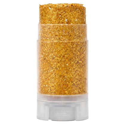 Barra de Maquillaje Glitter Purpurina Dorada