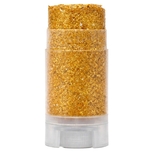 Barra de Maquillaje Glitter Purpurina Dorada