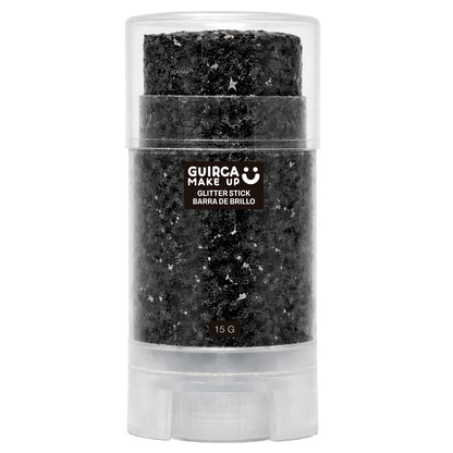 Barra de Maquillaje Glitter Purpurina Negro