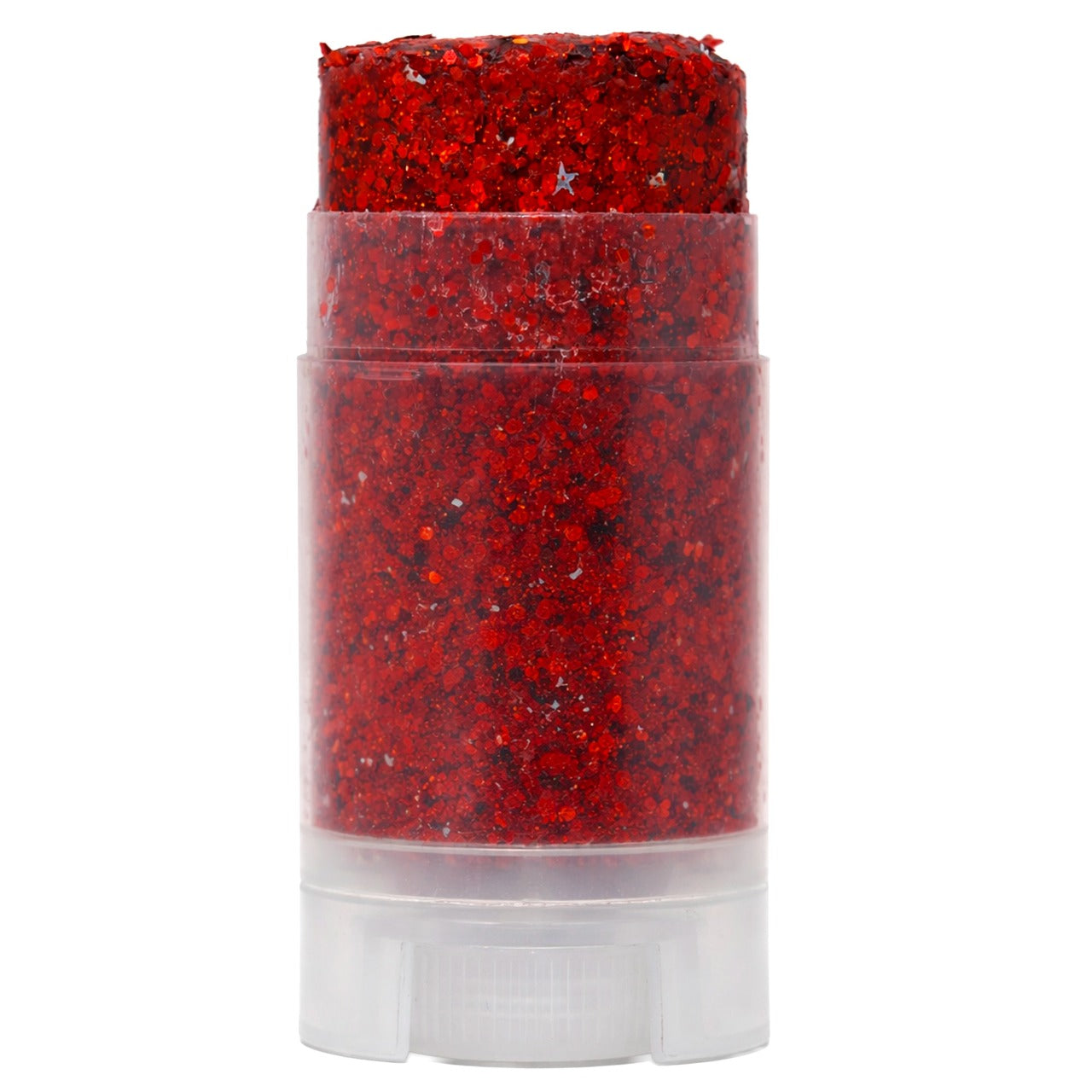 Barra de Maquillaje Glitter Purpurina Rojo
