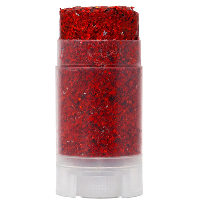 Barra de Maquillaje Glitter Purpurina Rojo