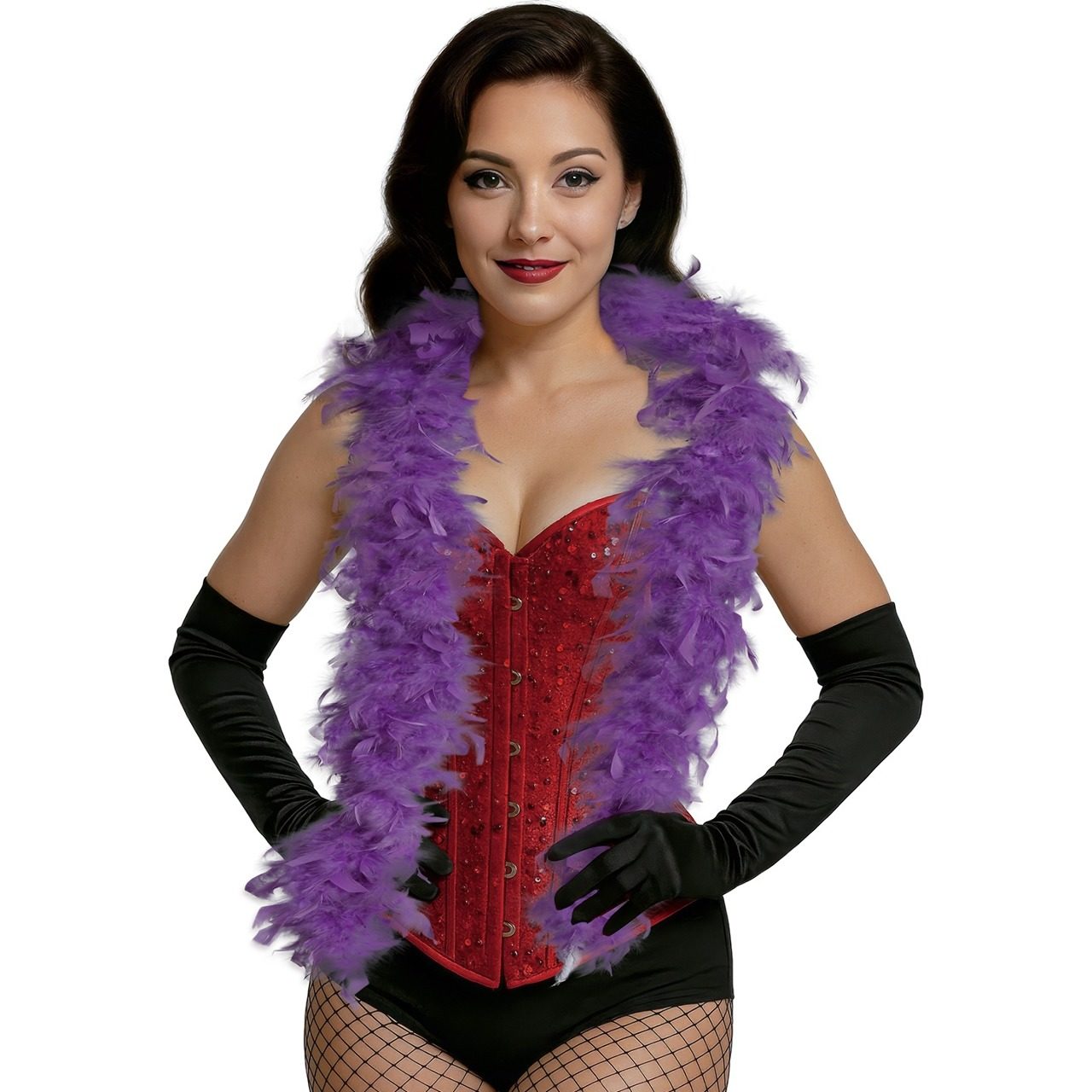 Boa de Plumas Lila 80gr