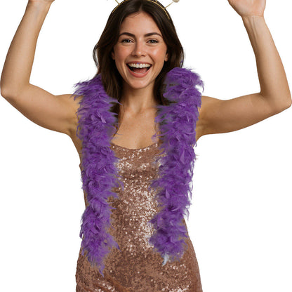 Boa de Plumas Lila 80gr