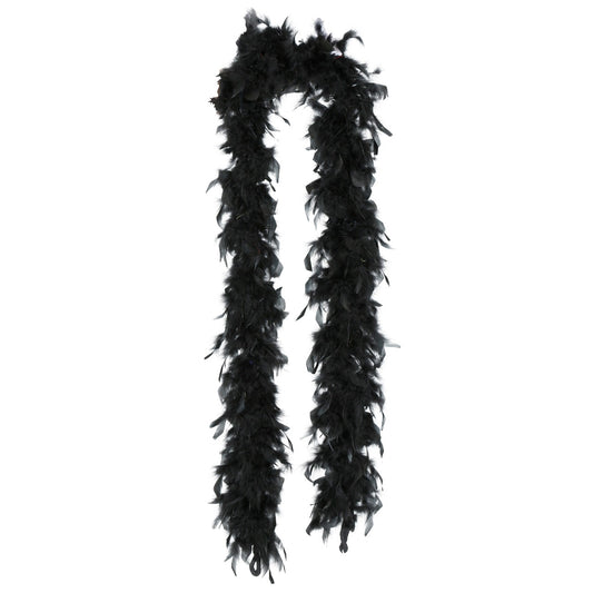 Boa de Plumas Negra 80gr