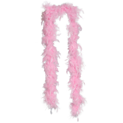 Boa de Plumas Rosa 80gr