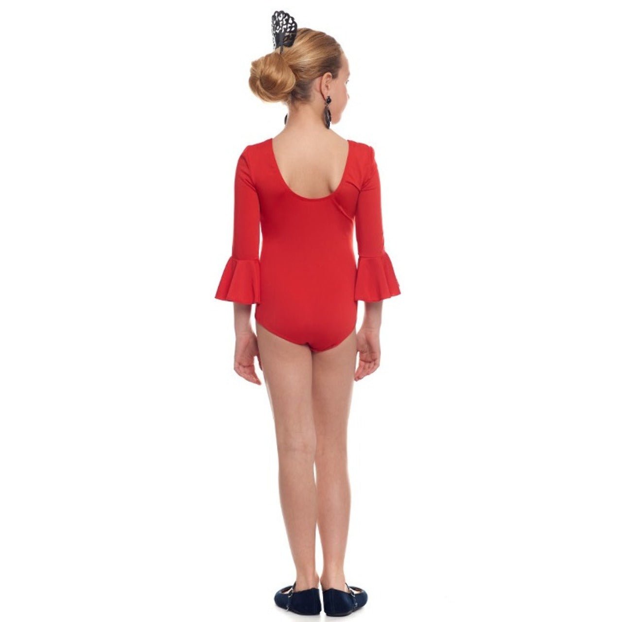 Body Flamenco Rojo infantil