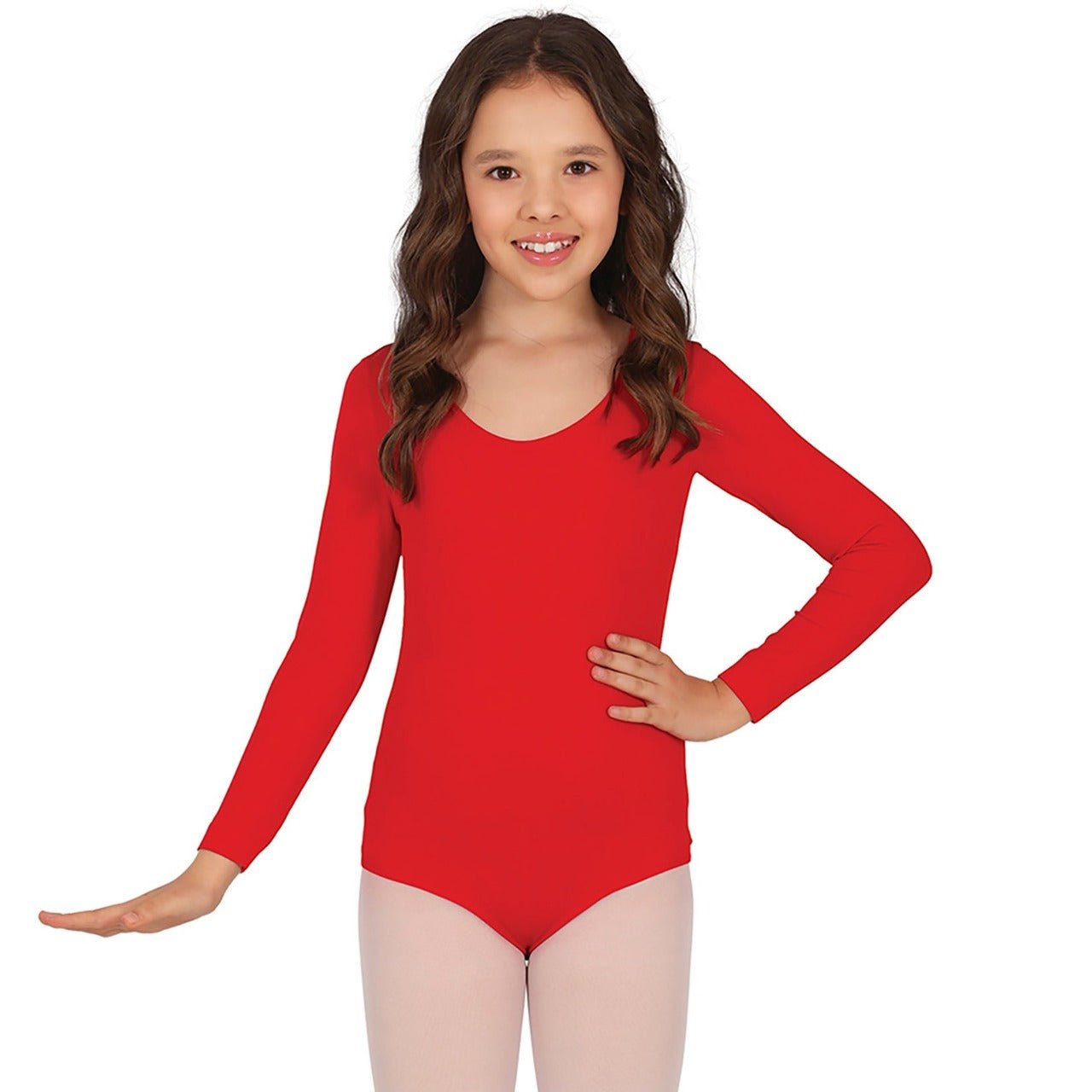 Body Rojo con Manga infantil
