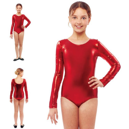 Body Rojo Metalizado infantil