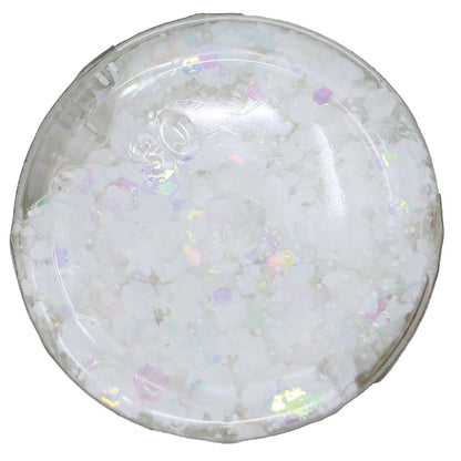 Bote de Glitter en Gel Blanco