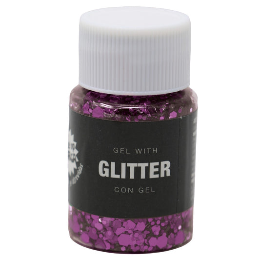 Bote de Glitter en Gel Lila