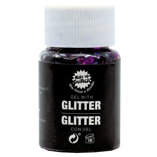 Bote de Glitter en Gel Lila
