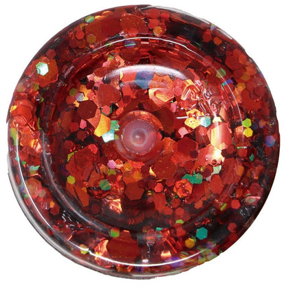 Bote de Glitter en Gel Rojo